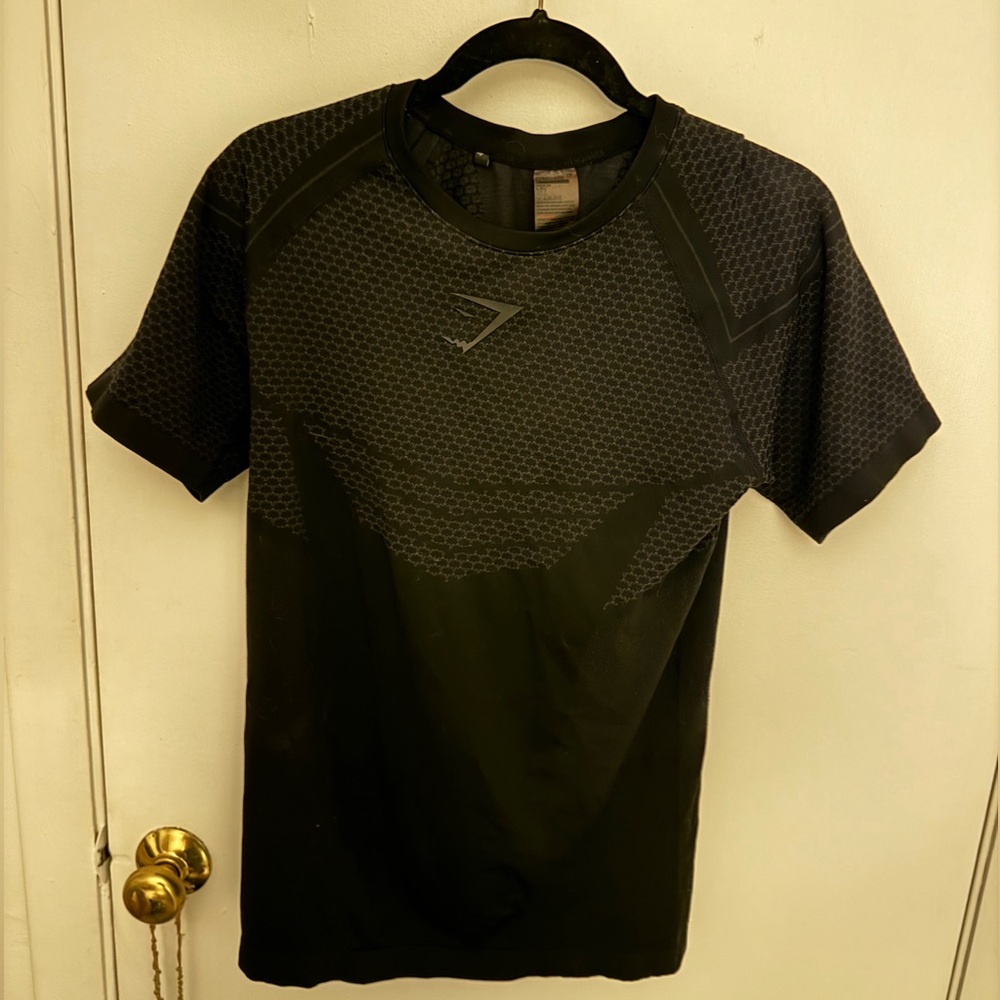 GymShark Onyx V2 Black T-Shirt Size Large Rare